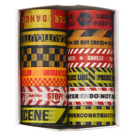 Caution Mood Washi Tape (10 Pack)